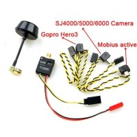 Emetteur vidéo 5.8ghz 600mw 32ch avec antenne trefle
