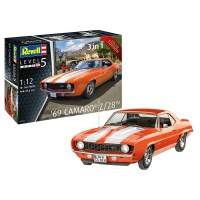 1/12e Revell 1969 Chevy Camaro Z28 EDITION LIMITÉE 3 en 1