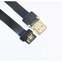 Câble Super Soft Micro HDMI noir vers HDMI 30cm