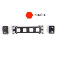 Bandeau LED, PCB, 9-17 V, rouge - drone racing