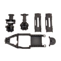 T2M Chassis sup. + couvercle batterie 1/10e