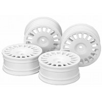Jantes rally 24mm offset 0 Tamiya 1/10e