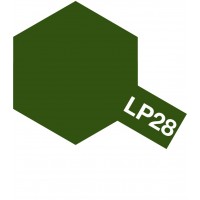 Pot de peinture laquée Tamiya LP-28 olive drab 10ml