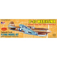 1/30e Guillow's Curtiss P-40 Warhawk Kit 419mm