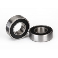Roulements à billes flasqués étanches noir 6x12x4mm