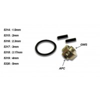 Adaptateur d'hélice APC et GWS arbre 3mm