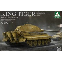 1/35e Takom Char lourd SdkFZ.182 "TIGRE ROYAL" King Tiger PRODUCTION INITIALE 4 en 1