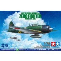 1/72e Tamiya Mitsubishi A6M3/3a model 22 (ZEKE) - Zero Fighter