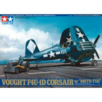1/48eTamiya Vought F4U-1D Corsair - avec Moto Tug