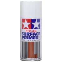 Bombe Tamiya Apprêt FIN Blanc 180ml Plastique-métal