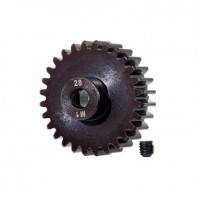 Pignon moteur 28 dents renforcé Module 1 Axe 5mm
