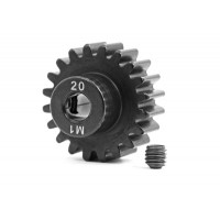 Pignon 20 dents Module 1 Axe 5mm renforcé