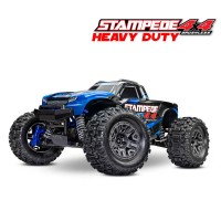 Traxxas Stampede 4x4 Brushless 2S + HD PARTS Bleu