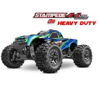 Traxxas Stampede 4x4 VXL 3S + HD PARTS Vert