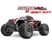 Traxxas Stampede 4x4 VXL 3S + HD PARTS Rouge
