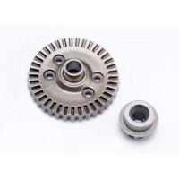 Couronne de différentiel arrière + pignon d’attaque Traxxas