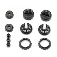 Bouchons d'amortisseurs + molettes + coupelles + billes de rotule (2pcs) – 1/16 TRAXXAS