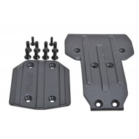 RPM Kit sabot avant et arrière noir Losi Tenacity (SCT, DB, T & TT Pro) & Lasernut U4