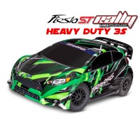 Traxxas Ford Fiesta ST RALLY VXL Vert Clipless 1/10 SUR-COMMANDE