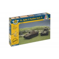 1/72e Italeri 2X Panzer. KPFW. PANTHER AUSF.G - Assemblage rapide