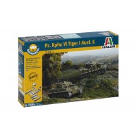 1/72e Italeri 2X Panzer Kpfw. VI TIGER I Ausf. E - Assemblage rapide