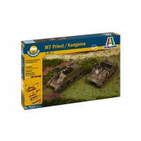 1/72e Italeri M7 PRIEST + KANGAROO