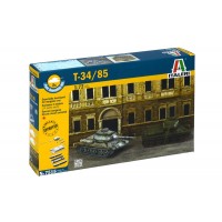 1/72e Italeri 2X Char Russe T-34/85 - Assemblage rapide
