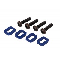 Rondelles support moteur alu anodisees bleu (4)