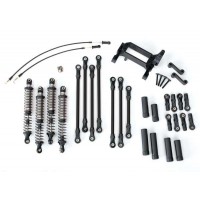 KIT BRAS/BIELLETTE LONG TRX-4 COMPLET - GRIS