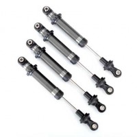 Amortisseurs GTS longs alu argent x4 (sans ressorts) TRX-4