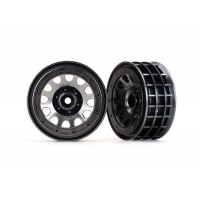 Jantes Method 105 - 2.2" chromées noire (2) pour TRX-4