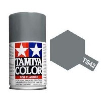 Bombe Tamiya TS-42 Gris clair métal brillant