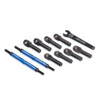 Biellettes alu anodisées bleu avant/arrières 144mm (2) E-revo VXL 2.0
