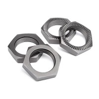Ecrou de roue ANODISÉ gris 24mm (4 pièce(s) - BAJA 5B 2.0/5T