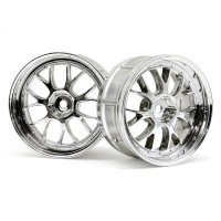 Jantes HPI LP29 LM-R offset +3mm CHROME 1/10