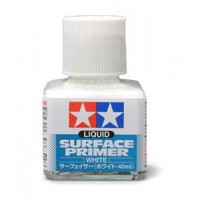 Tamiya Apprêt liquide blanc 40ml Plastique-métal