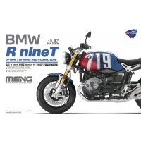1/9e Meng Model BMW R nineT Option 719 Rouge/Bleu SUR-COMMANDE