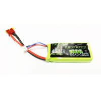 Accu LiPo Black Lithium 1000 mAh 45C 7,4V 2S Dean