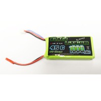 Accu LiPo Black Lithium 1000 mAh 7,4V 2S 45C Bec