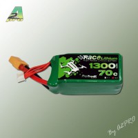 Accu LiPo RACE Lithium 1300mAh 70C 4S XT60 (150 grs)