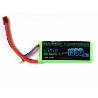 Accu LiPo Black Lithium 1500mAh 45C 2S (88 grs) Dean