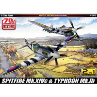 1/72e Academy Spitfire + Typhoon Combo