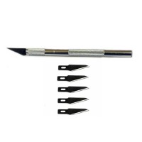 Couteau scalpel ø8 avec 6 lames