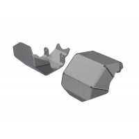 Plaques de protection avant ou arrière en acier inoxydable (X2) - TRX-4M