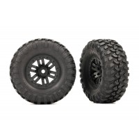 Roues montées collées Canyon Trail 2.2x1.0" (2) TRX-4M (Defender)