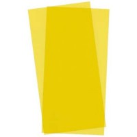 9904-Evergreen 2 Plaques transparentes jaunes 152x304x0,25mm
