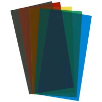 9905-Evergreen 5 Plaques transparentes de couleurs 152x304x0,25mm