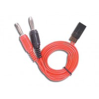 Cordon de charge bananes 4mm vers RX JR / GRAUPNER / SPEKTRUM