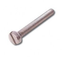 Vis inox à têtes cylindriques fendues M 2 x 16mm/10 pièces