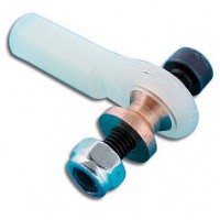Chape Nylon à rotule laiton décalée+visserie M3 - 5 pièce(s)
